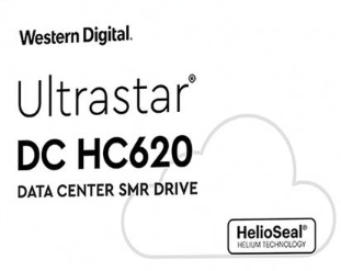 西数UltraStar DC HC620 15TB企业级机械硬盘：SMR技术，255MB/s读取