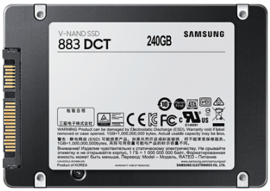 三星883 240GB SATA3.0企业级固态硬盘