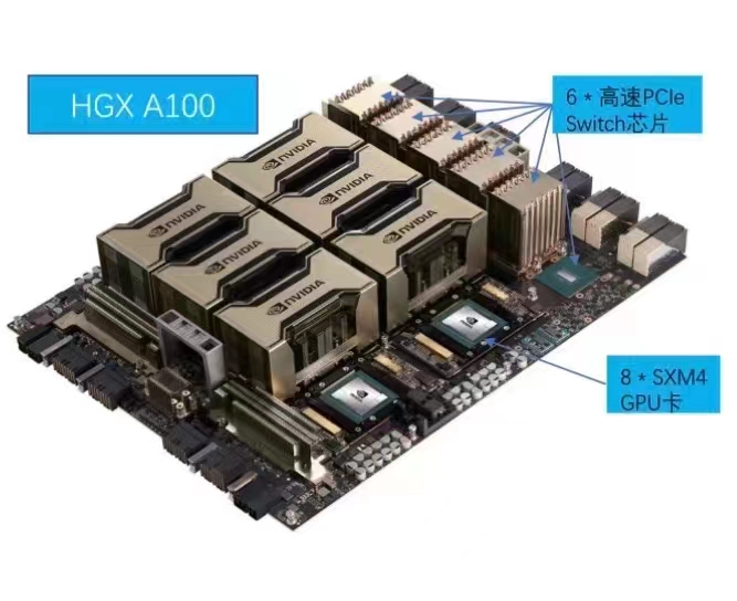 HGX A100 80G SXM4*8卡NVIDIA模组或者服务器准系统